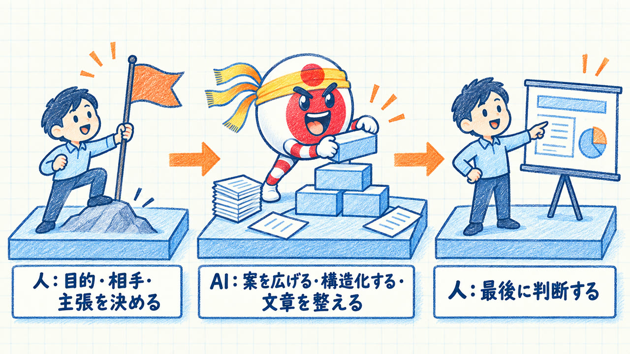 AIでパワポ資料を作る方法|ClaudeとCopilotの使い分けと頼み方【コンサル向け】